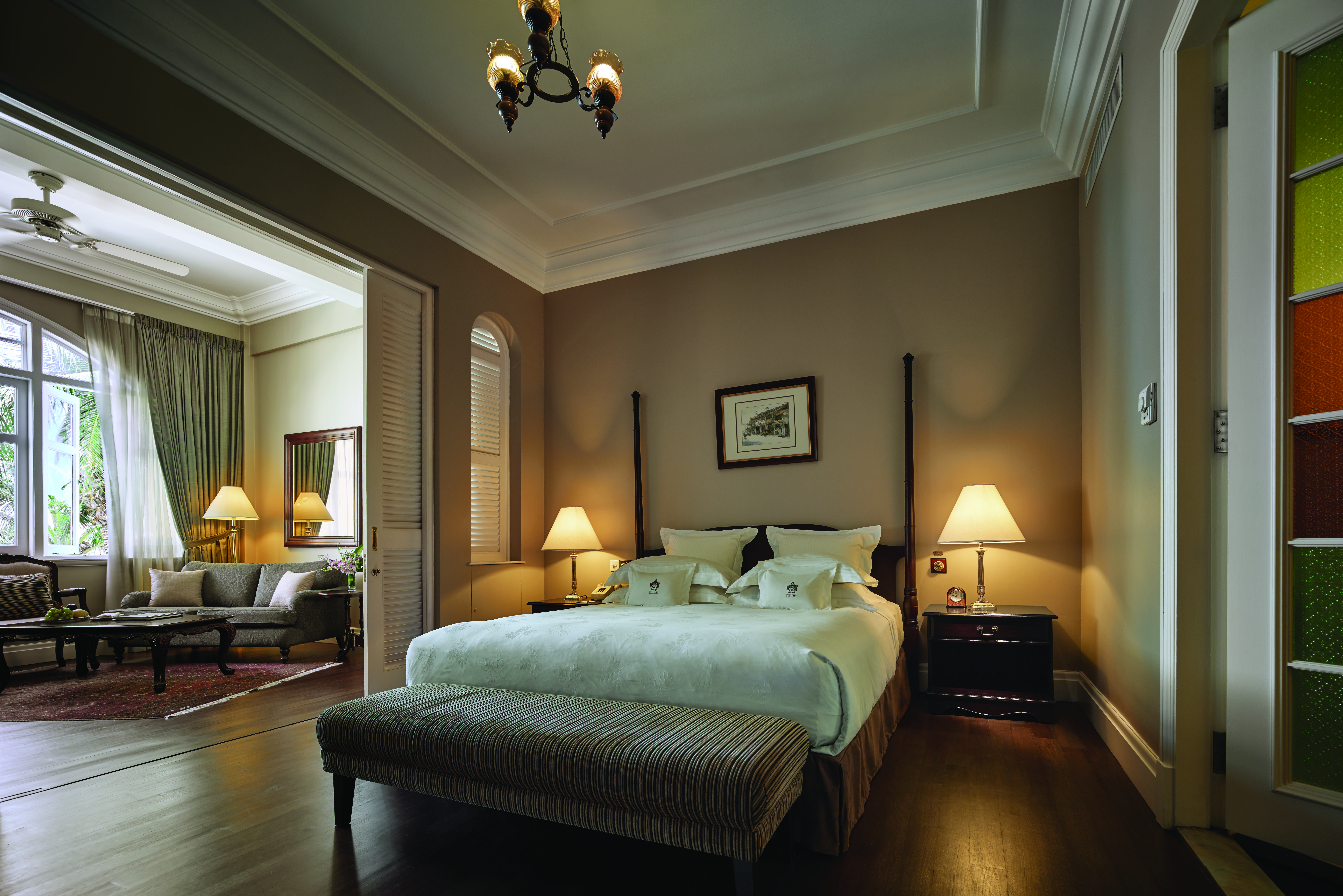 Eastern & Oriental Hotel George Town Exterior foto A bedroom at the Mandarin Oriental, Munich